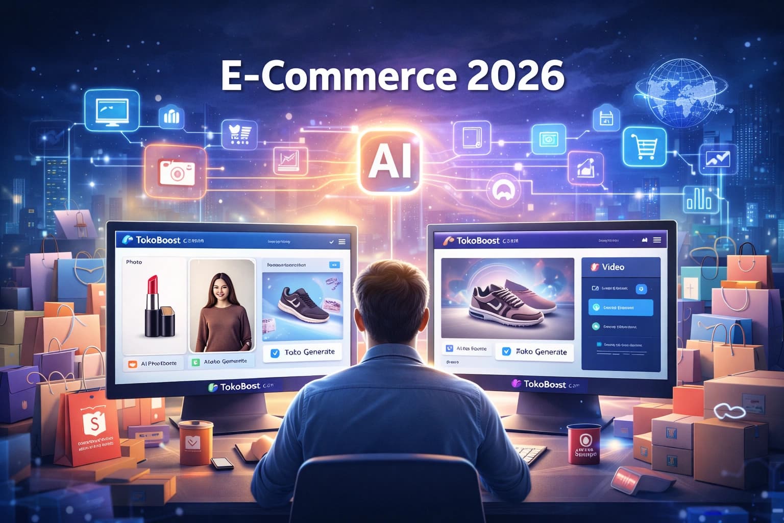 Ramalan E-Commerce 2026: Era Konten AI, Kecepatan, dan Efisiensi Telah Dimulai