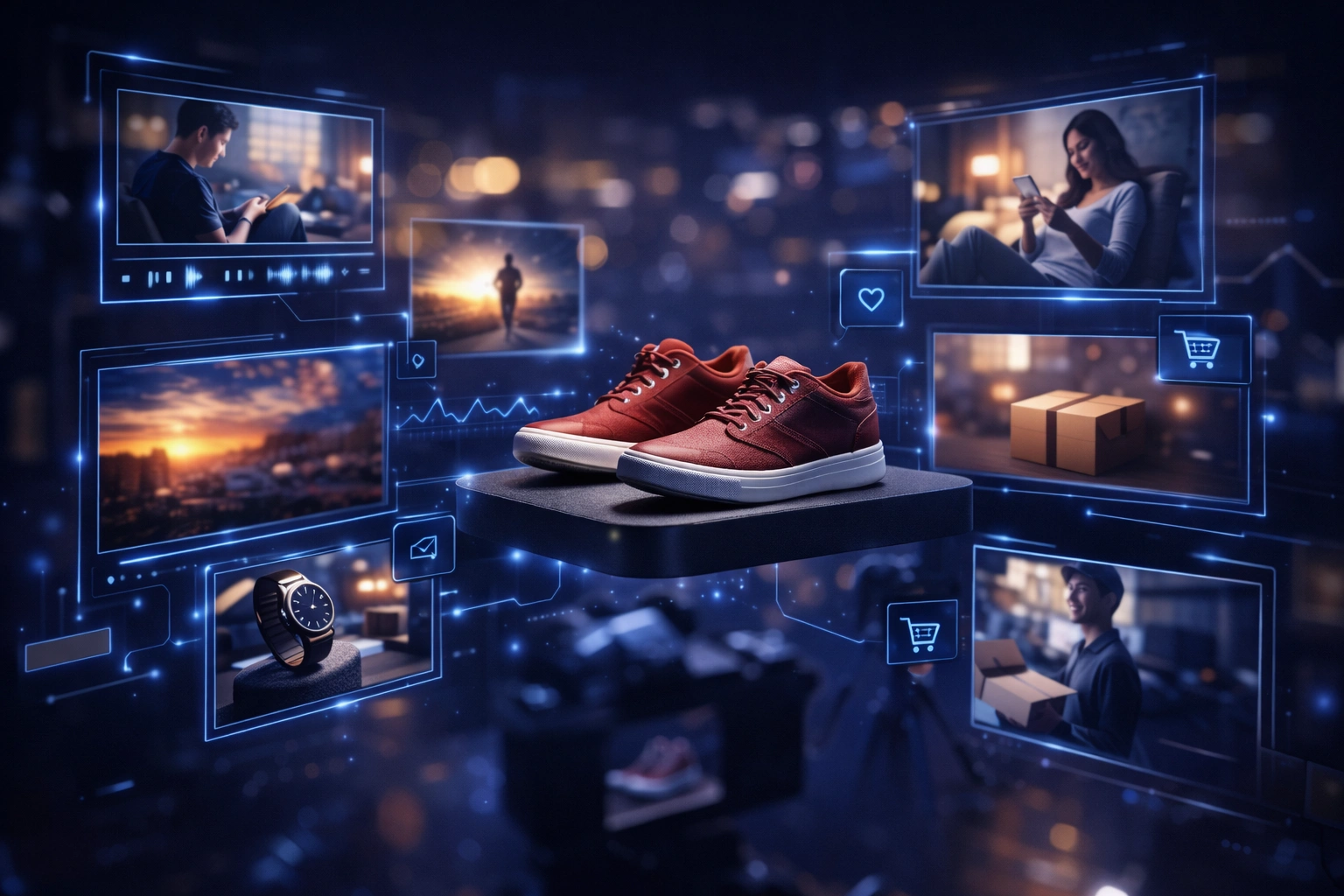 Contoh caption produk berbasis AI